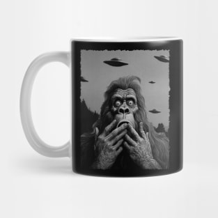 Bigfoot Bliss Embrace the Mystery with Cryptid-Themed Apparel Mug